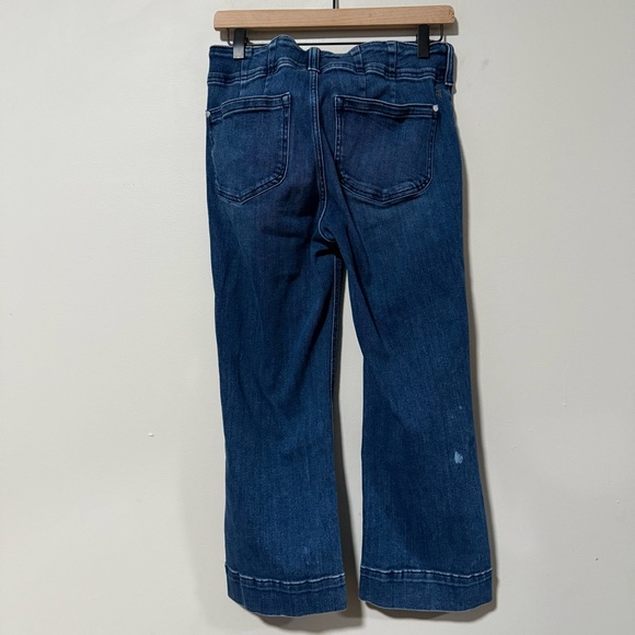 Pilcro Slim 70s High-Rise Crop Flare Jeans Size 28 - Picture 14 of 16